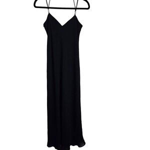 Jones New York NWT Moulin Rouge V Neck Jeweled Spaghetti Strap Maxi Dress Size 4